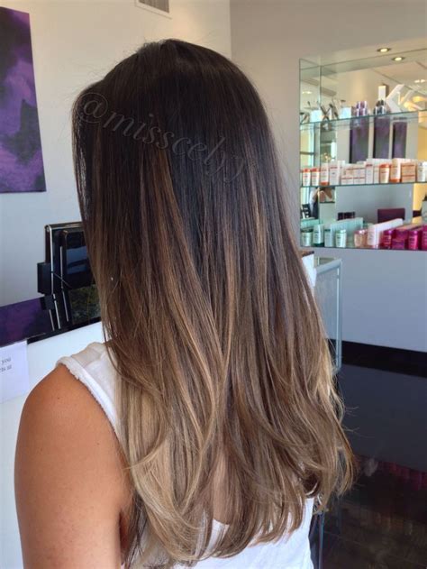 balayage glattes haar|ombré balayage frisur.